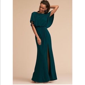 Anthropologie X BHLDN Lena Flutter Sleeve Dress
